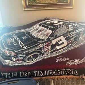 Vintage Dale Earnhardt throw blanket